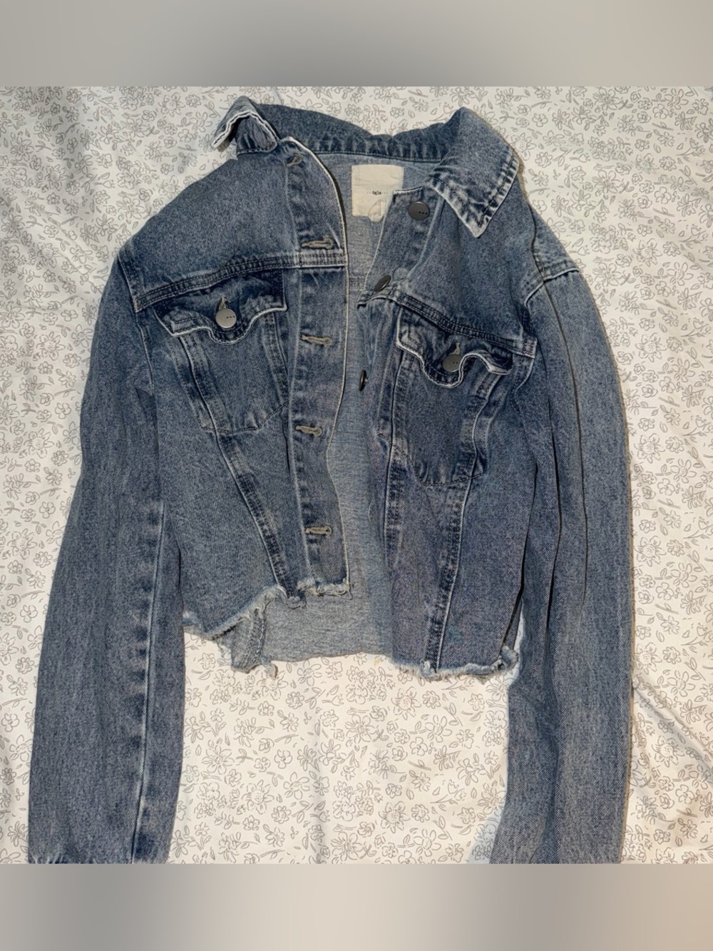 Small Boutique Cropped Jean Jacket